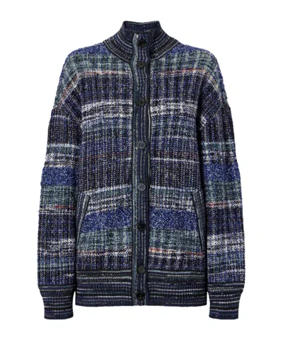 Missoni Caperdoni Maxi Wool Cardigan In Multi