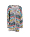 MISSONI MISSONI STRIPED KNITTED CARDIGAN