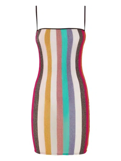 Missoni Gestreiftes Minikleid In Blau