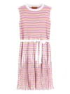 Missoni Striped Dress In Pink