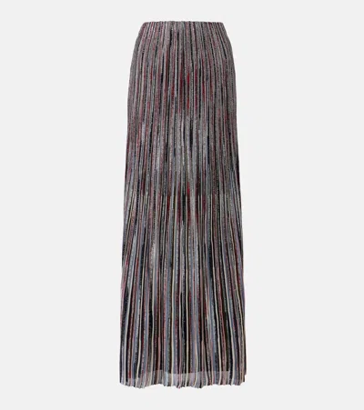 Missoni Striped Lamé Maxi Skirt In Multi
