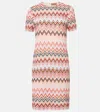 Missoni Minikleid Aus Strick In Multicolor