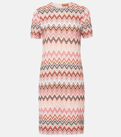 Missoni Minikleid Aus Strick In Multicolor