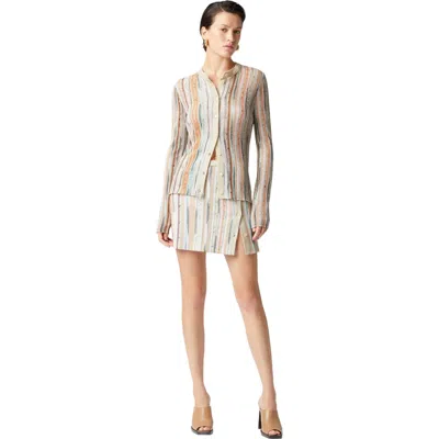 Missoni Woman Shirt Yellow Size 10 Viscose, Polyester, Polyamide In Multicoloured