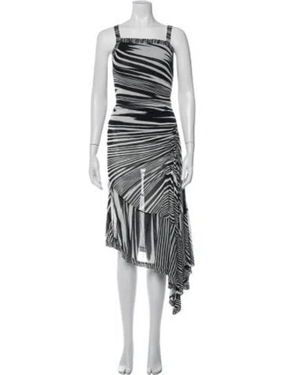 Pre-owned Missoni Striped Long Dress In Multicolor