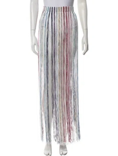 Pre-owned Missoni Striped Long Skirt In Multicolor