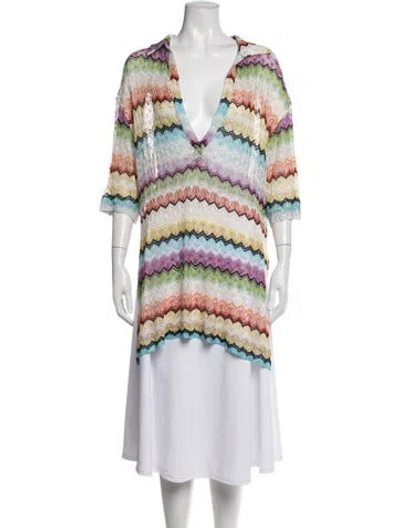 Pre-owned Missoni Striped Lounge Set In Blue