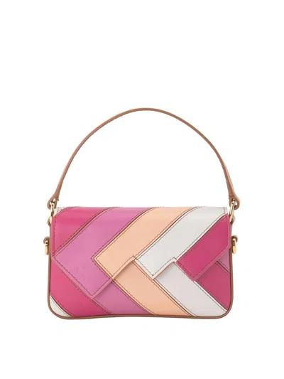 Missoni Striped Magnetic Shoulder Bag In Multicolor