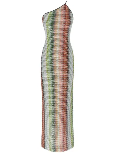 MISSONI MISSONI STRIPED MAXI DRESS
