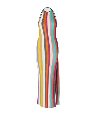 MISSONI STRIPED MAXI DRESS