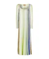 Missoni Striped Maxi Dress In White