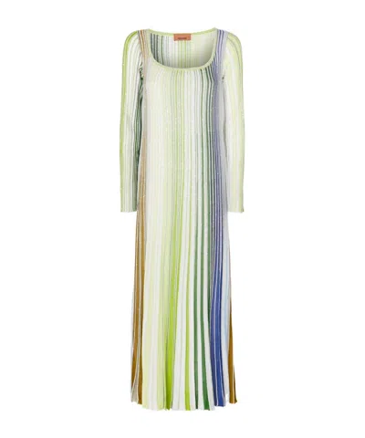 MISSONI STRIPED MAXI DRESS