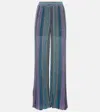 Missoni Women's Striped Wide-leg Trousers In Multicoloured