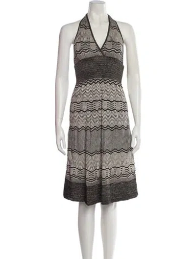 Pre-owned Missoni Striped Midi Length Dress