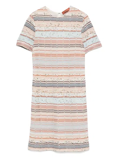 Missoni Striped Mini Dress In Multi