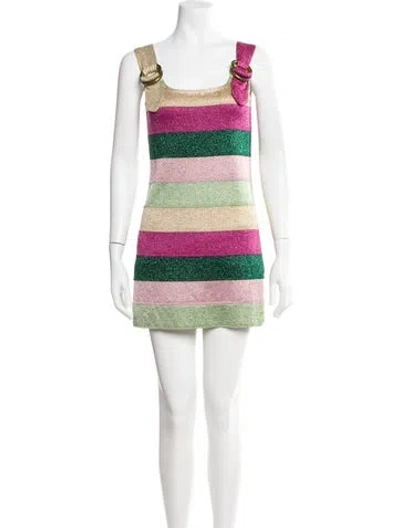 Pre-owned Missoni Striped Mini Dress