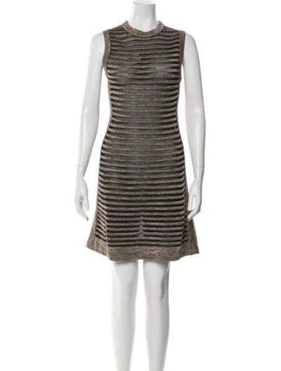 Pre-owned Missoni Striped Mini Dress