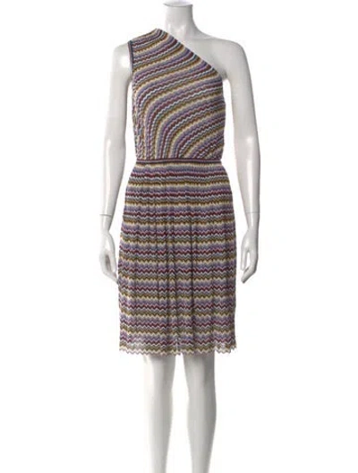 Pre-owned Missoni Striped Mini Dress