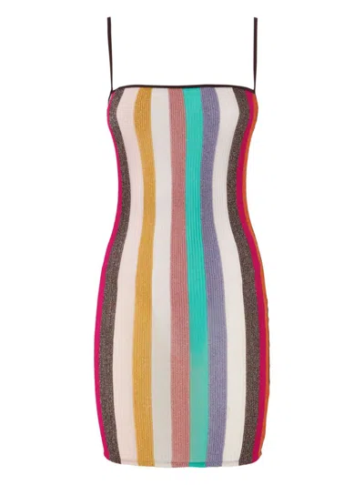 MISSONI STRIPED MINI DRESS
