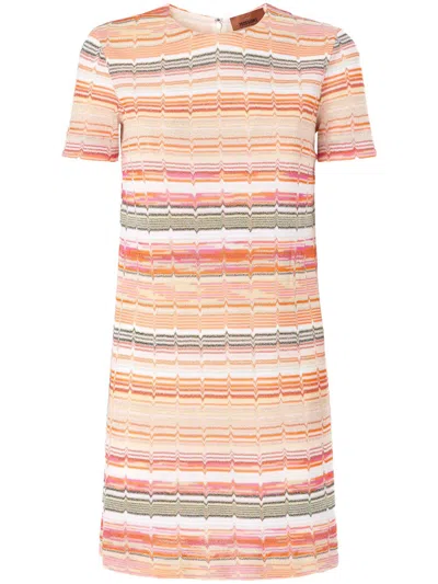 MISSONI STRIPED MINI DRESS