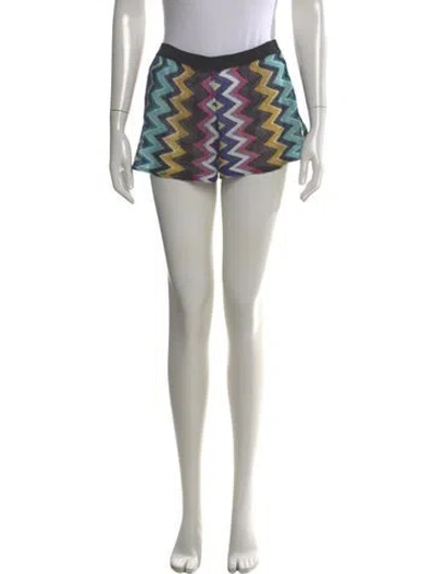 Pre-owned Missoni Striped Mini Shorts