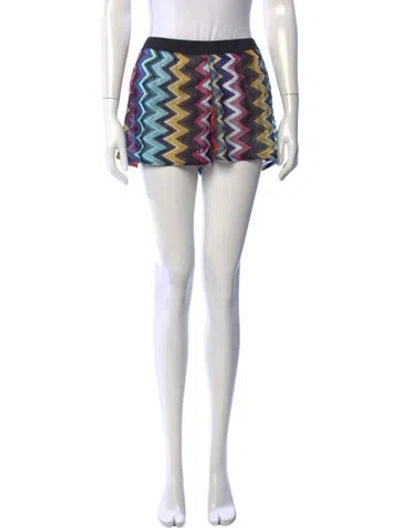 Pre-owned Missoni Striped Mini Shorts