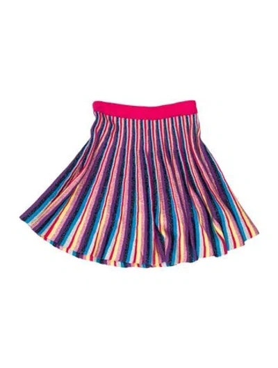 Pre-owned Missoni Striped Mini Skirt In Multi