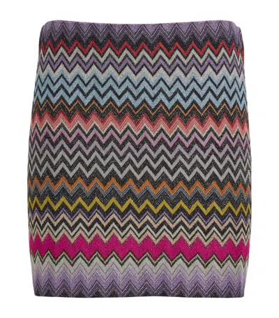Missoni Striped Mini Skirt In Multi