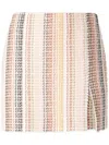 Missoni Striped Mini Skirt In Neutrals