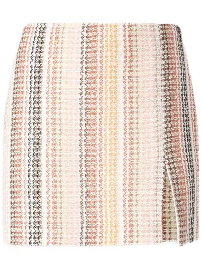 Missoni Striped Mini Skirt In Multicoloured