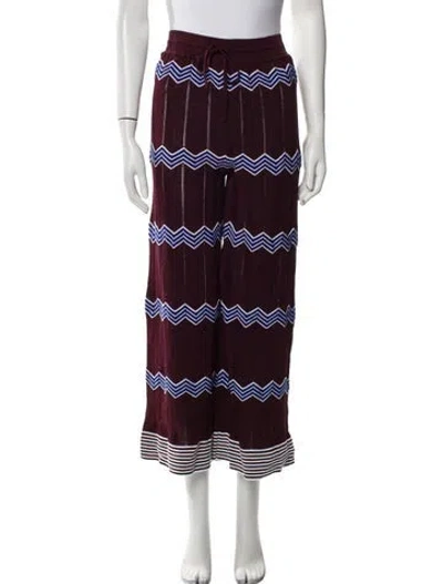Pre-owned Missoni Striped Pajamas In Burgundy