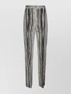 Missoni Striped Pattern Straight Leg Trousers With Belt Loops