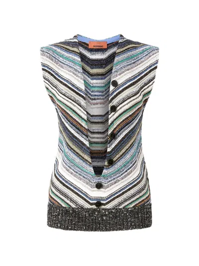 Missoni Striped-pattern Top In Multi
