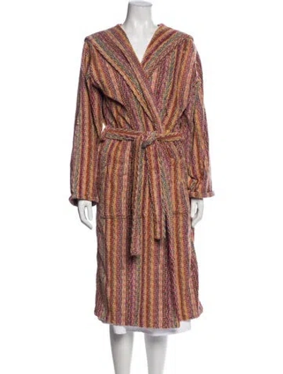 Pre-owned Missoni Striped Robe In Multi
