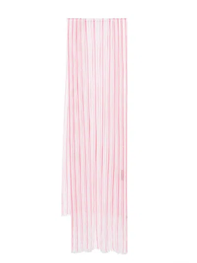 Missoni Gestreifter Schal In Pink