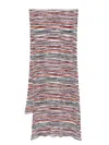 Missoni Striped Scarf In Rosa