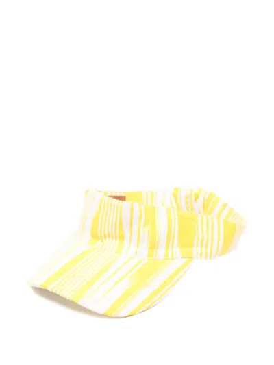 Missoni Striped Scarf In Yellow