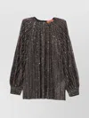 Missoni Textured Brown And Black Striped Sweater In Brown