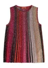 Missoni Striped Sequin-embellished Ribbed-knit Tank In Multicoloured