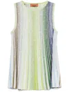 Missoni Tank Top With Sequins In Grün