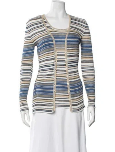 Pre-owned Missoni Striped Set In Blue