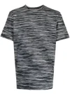 Missoni Man T-shirt Midnight Blue Size Xxl Cotton In Schwarz