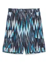 Missoni Striped Shorts In 蓝色
