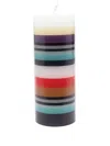 Missoni Striped Single-wick Candle In 白色