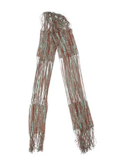 Pre-owned Missoni Striped Stole In Multi