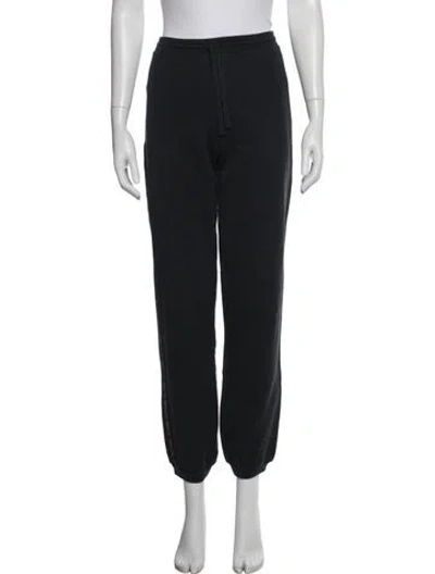 Pre-owned Missoni Striped Straight Leg Pants In Black
