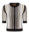 Missoni Striped Crochet Sweater Sweaters And Cardigans Multicolor In Multi-color