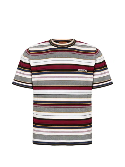 Missoni Striped T-shirt In White