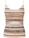 Missoni Wave Pattern Top Tops Multicolor In Neutrals