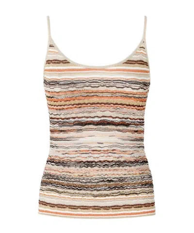 MISSONI MISSONI STRIPED SLEEVELESS TANK TOP